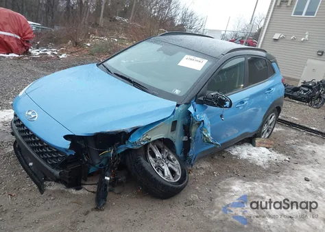 2023 Hyundai Kona Sel из США, поврежденный, VIN KM8K6CDB0PUN51676